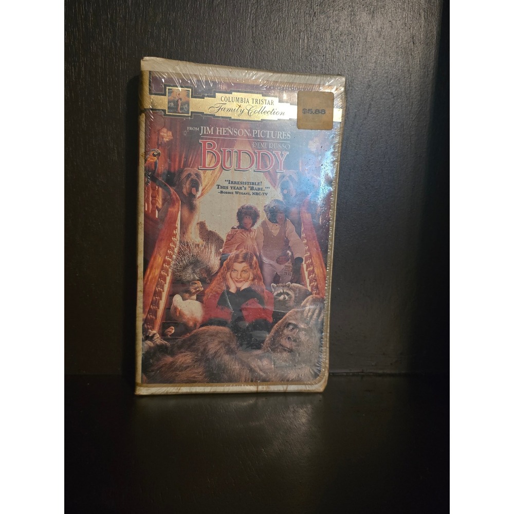 Buddy VHS Jim Henson Pictures Rene Russo Columbia Tristar Family Collection NEW